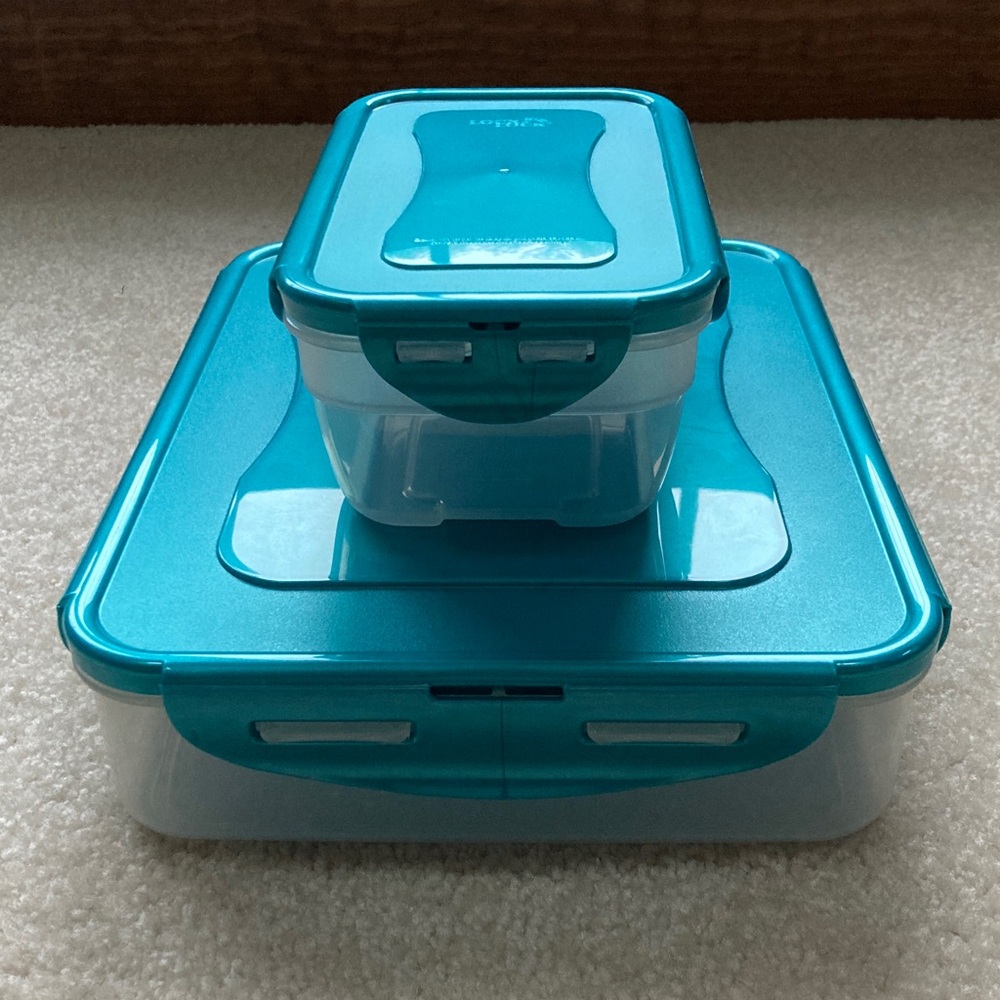 Lock & Lock Food Storage Containers with Airtight Lids - 4 Piece Set